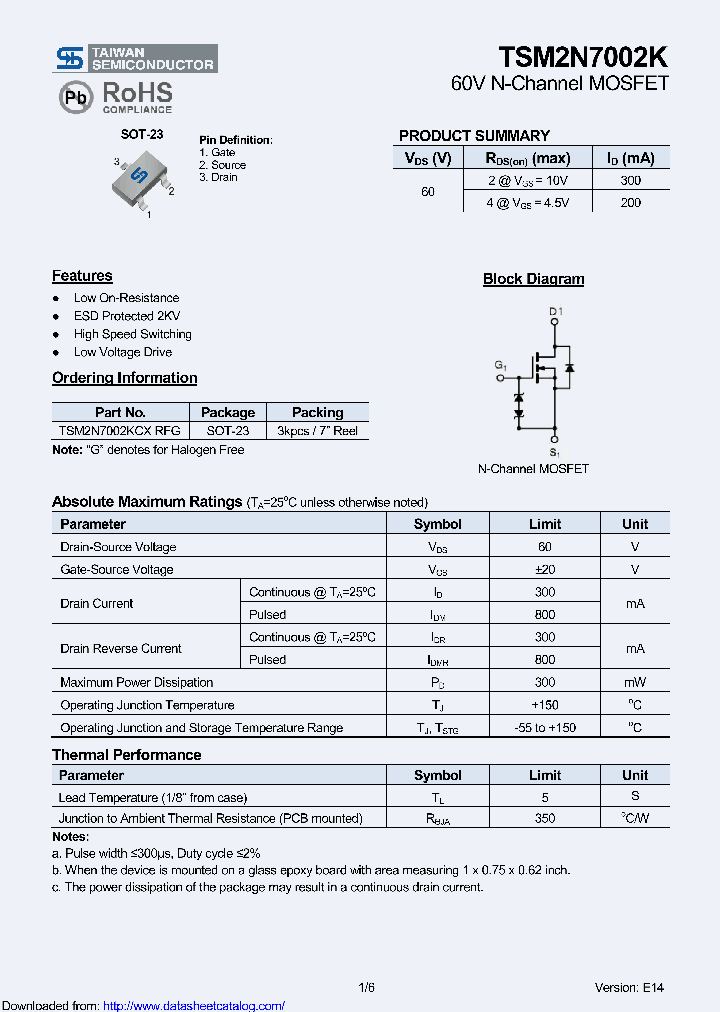 TSM2N7002KCX_8855357.PDF Datasheet