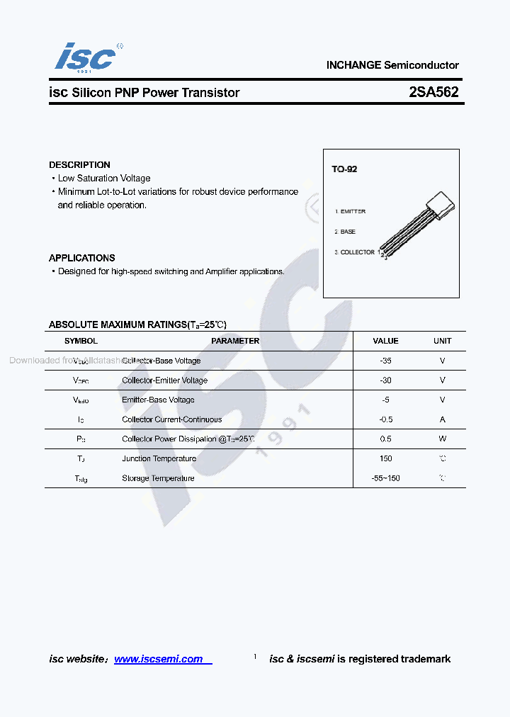2SA562_8845689.PDF Datasheet