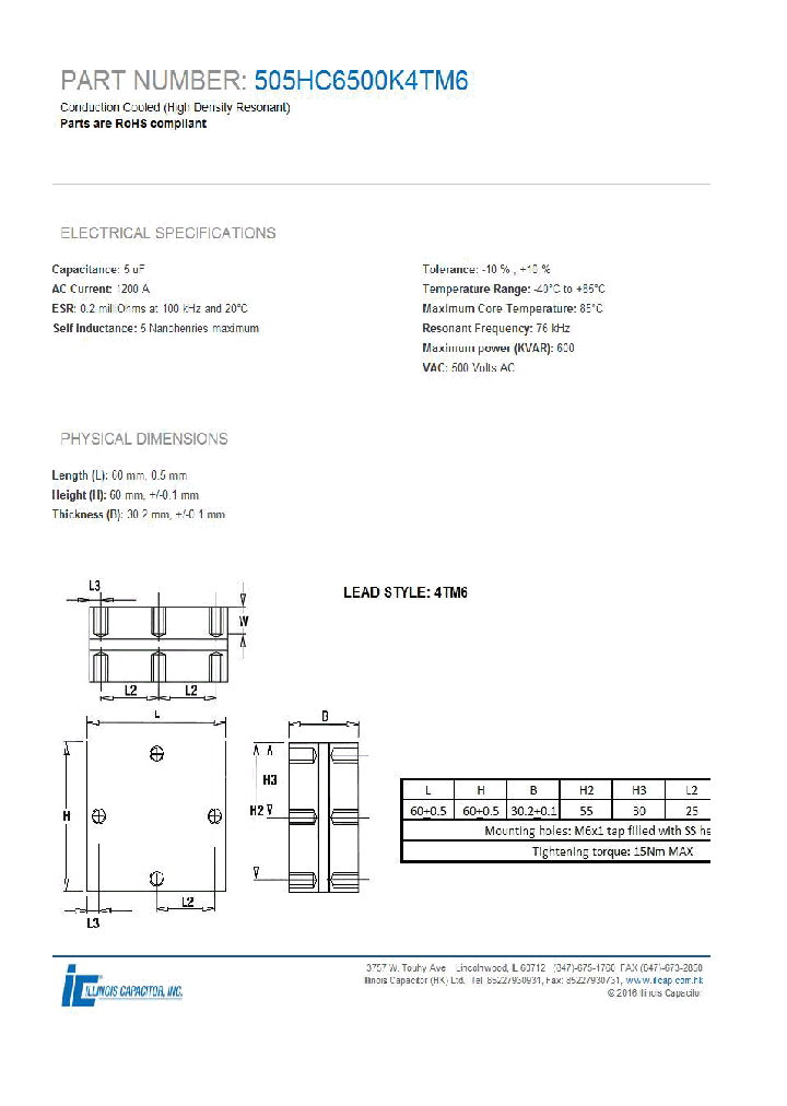 505HC6500K4TM6_8846705.PDF Datasheet