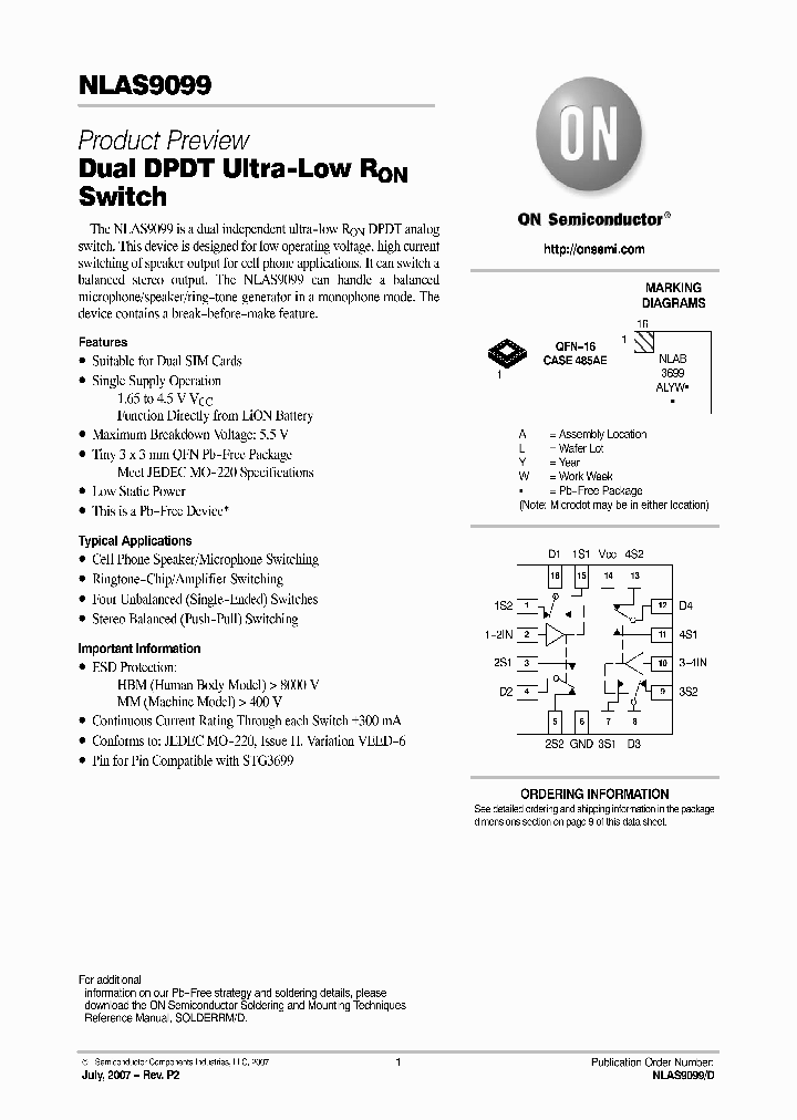 NLAS9099_8845897.PDF Datasheet