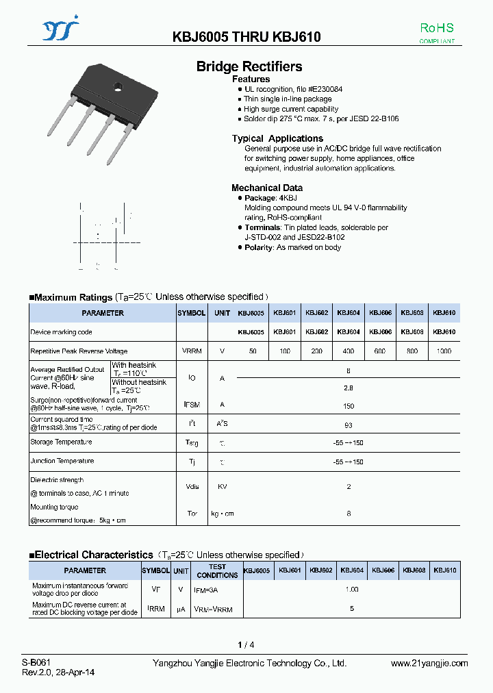 KBJ608_8847279.PDF Datasheet