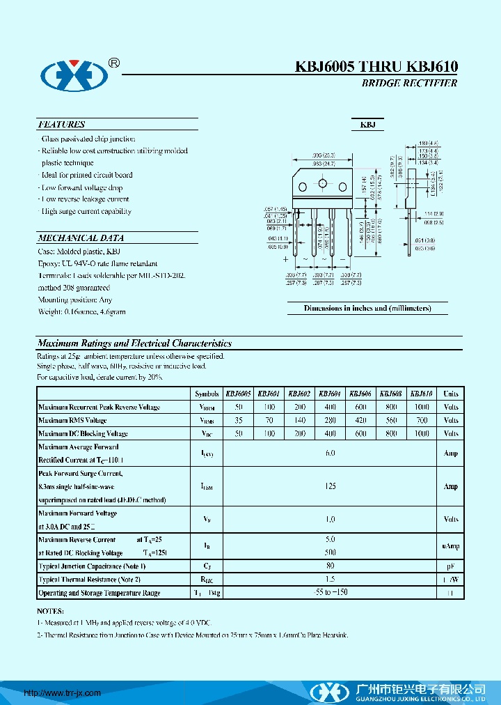 KBJ608_8847277.PDF Datasheet
