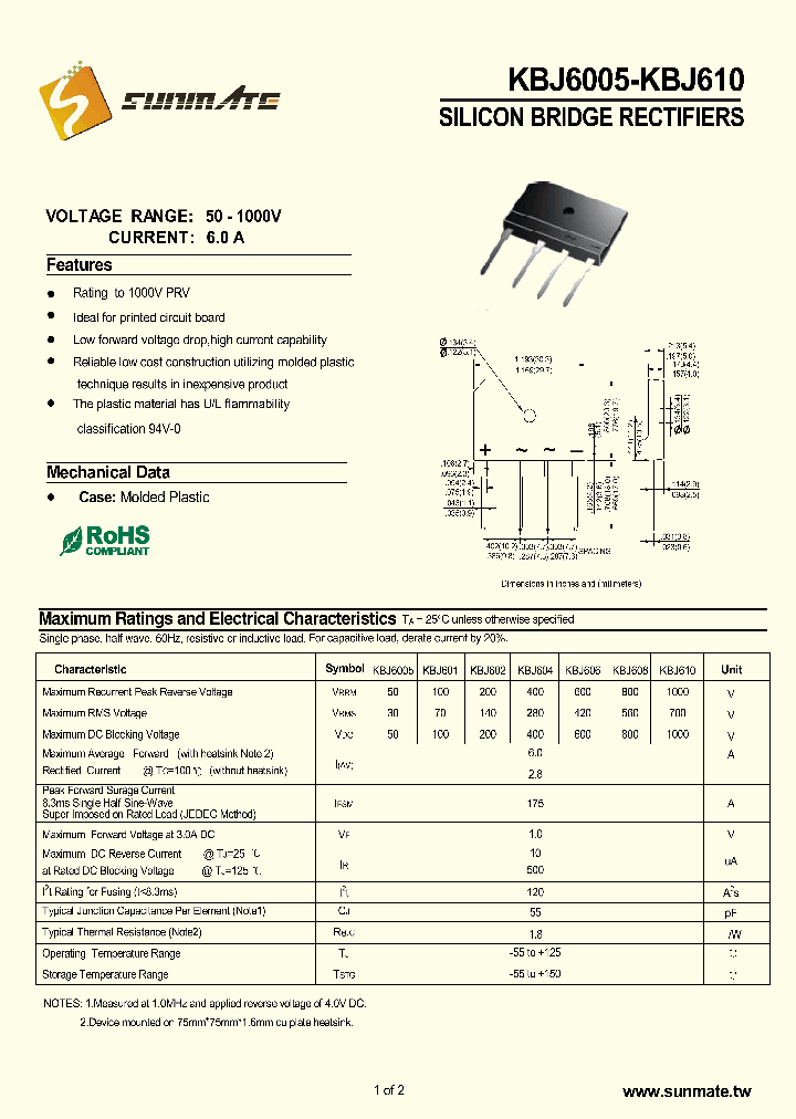 KBJ608_8847274.PDF Datasheet