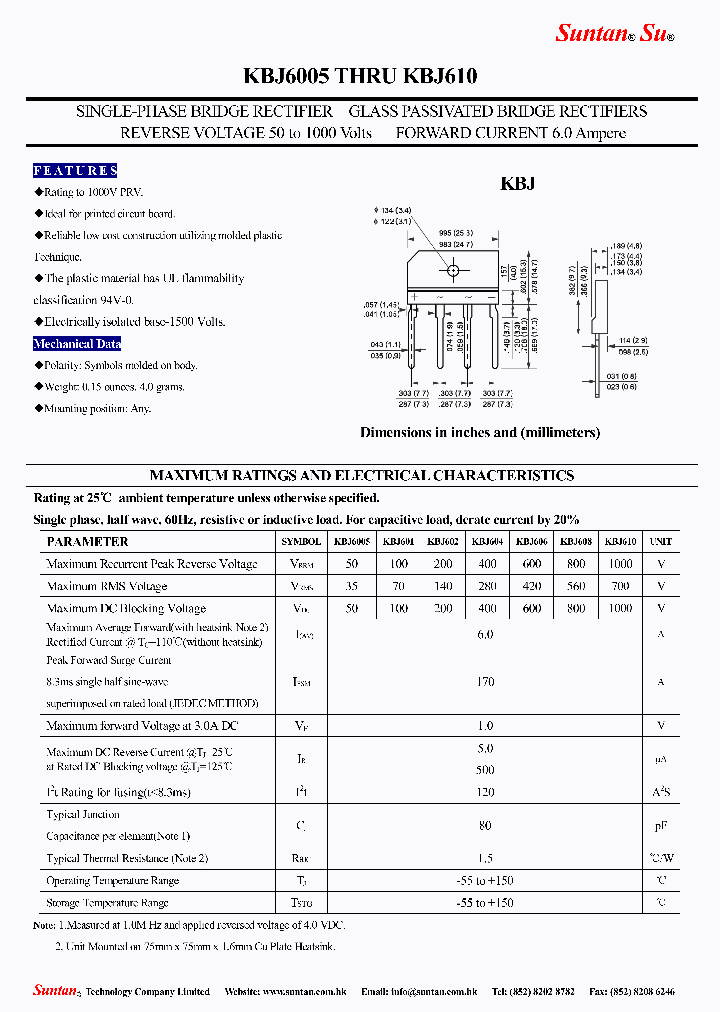 KBJ608_8847278.PDF Datasheet