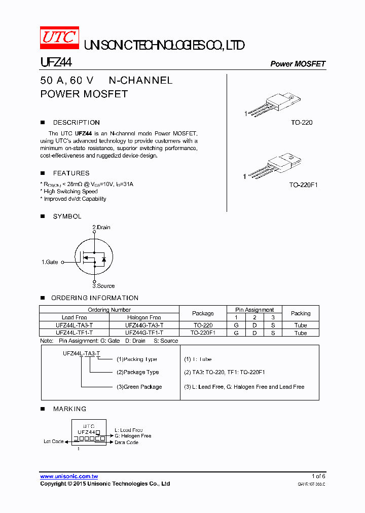 UFZ44G-TA3-T_8846615.PDF Datasheet
