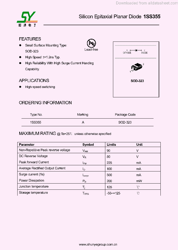 1SS355-28SOD-323-29_8848042.PDF Datasheet