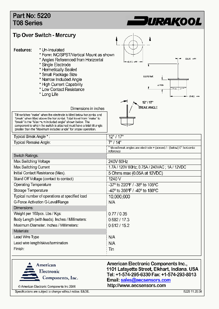 T08-5220_8848440.PDF Datasheet