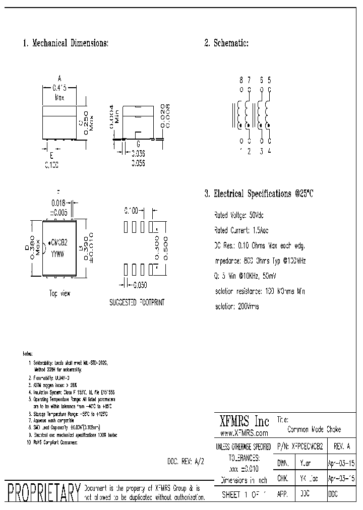 XFPOECMCB2_8848631.PDF Datasheet