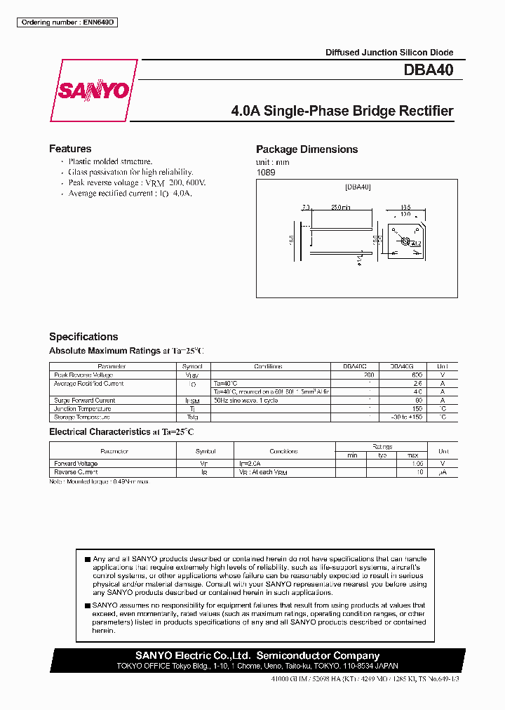 DBA40_8848529.PDF Datasheet