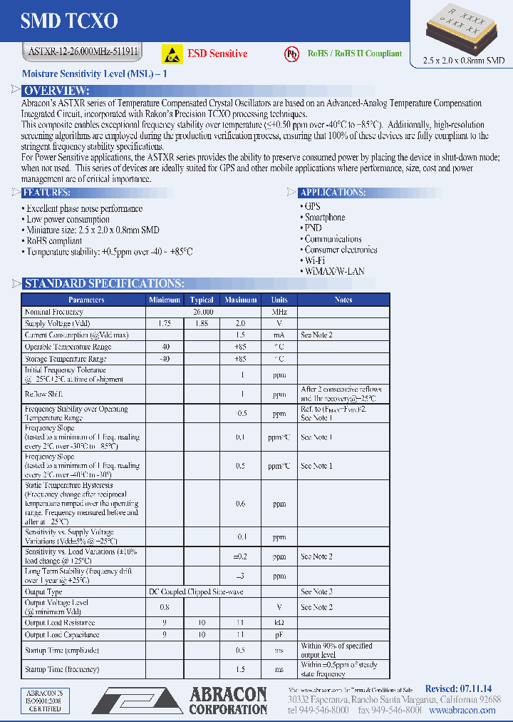 ASTXR-12-26000MHZ-511911_8850891.PDF Datasheet