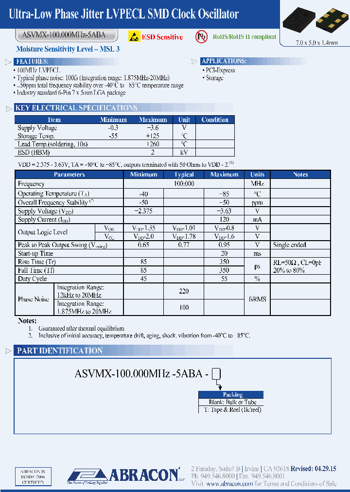 ASVMX-100000MHZ-5ABA_8850895.PDF Datasheet