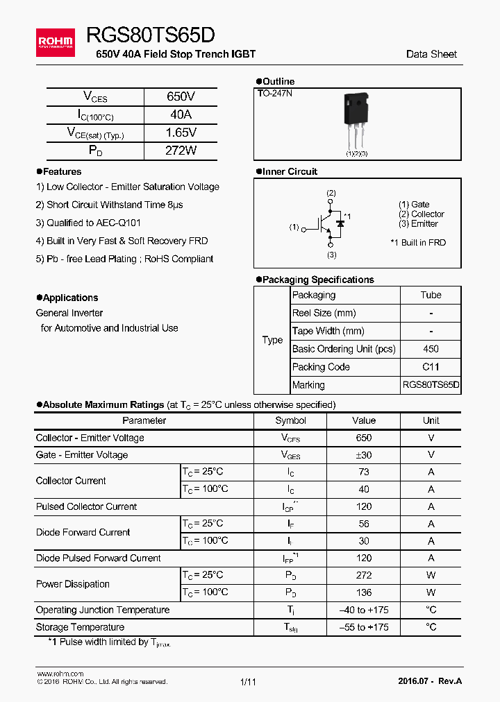 RGS80TS65D_8851256.PDF Datasheet