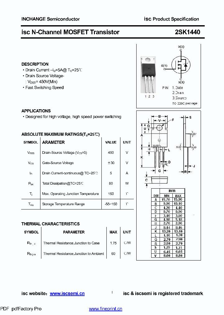 2SK1440_8853000.PDF Datasheet