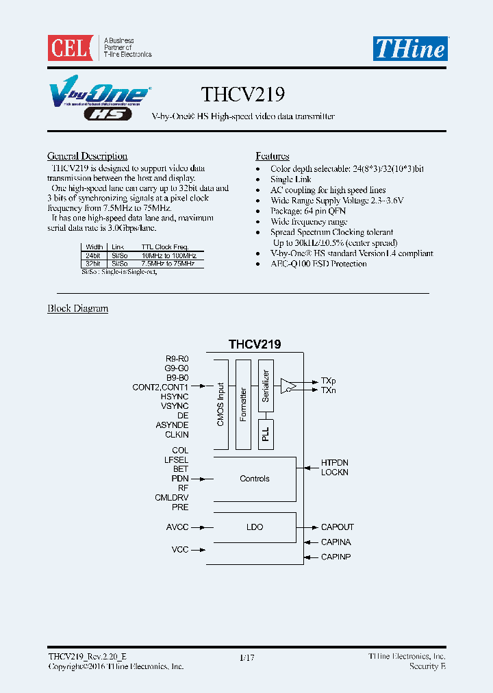 THCV219-16_8853305.PDF Datasheet