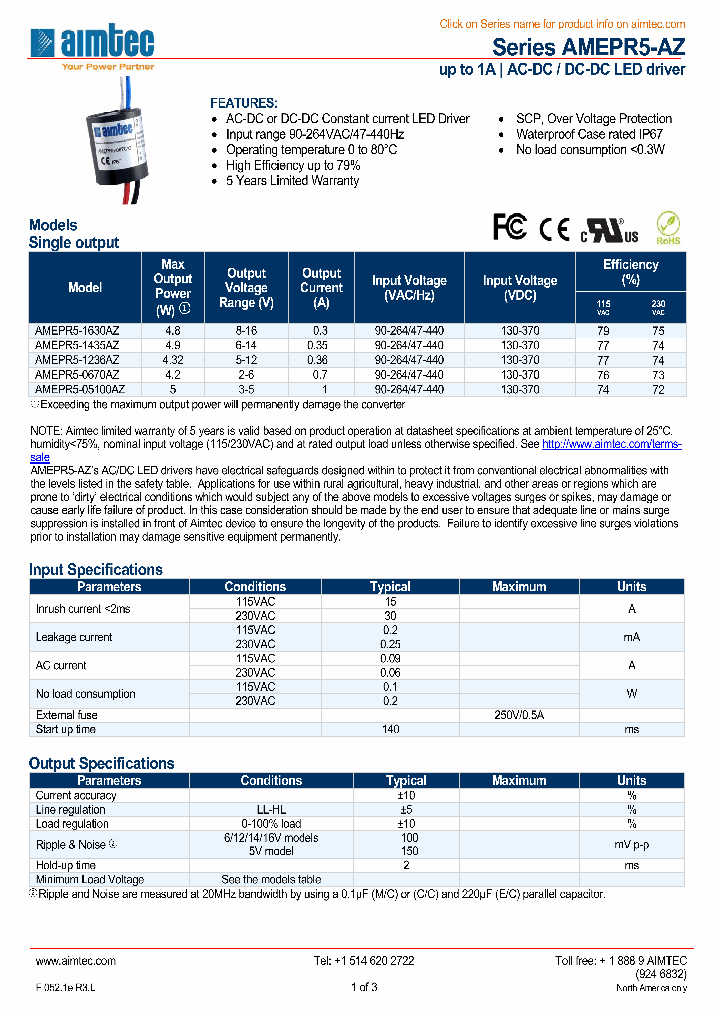 AMEPR5-AZ-16_8854684.PDF Datasheet