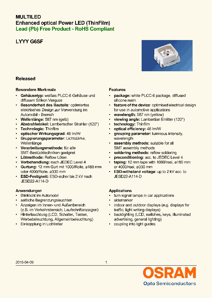 LYYYG6SF-CBEA-45_8854725.PDF Datasheet