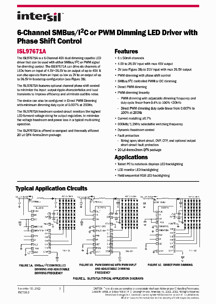 ISL97671AIRZ-EVALZ_8857129.PDF Datasheet