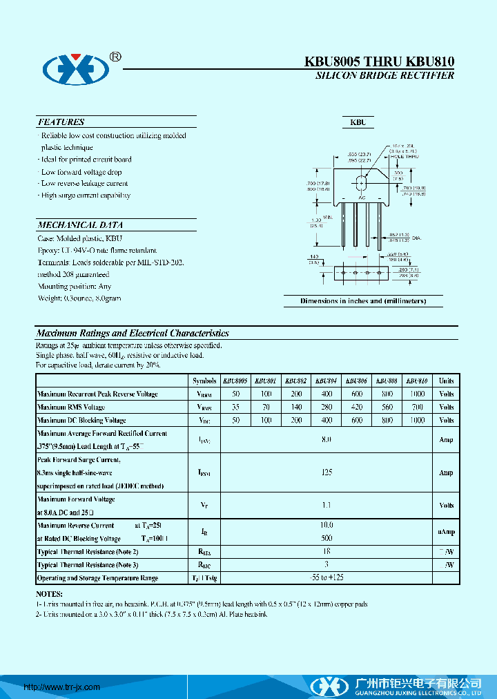 KBU8005_8858224.PDF Datasheet