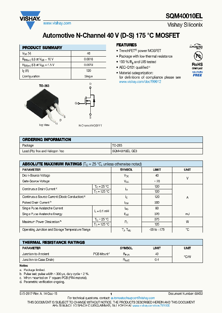SQM40N10-30_8861288.PDF Datasheet