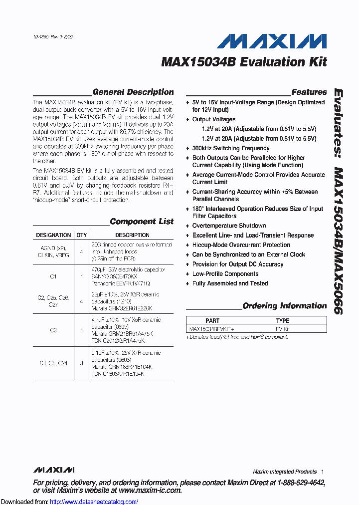 MAX15034BEVKIT_8861706.PDF Datasheet