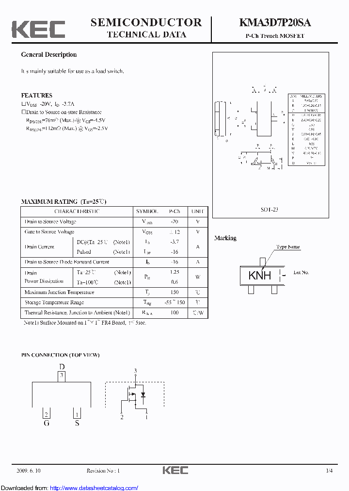 KMA3D7P20SA_8861628.PDF Datasheet