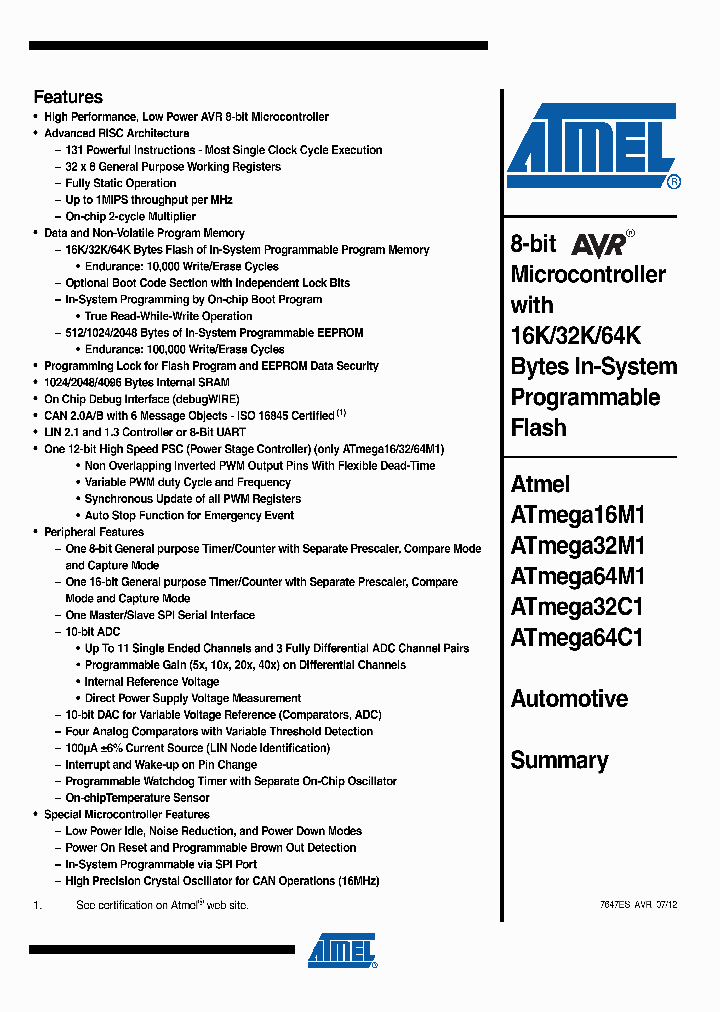ATMEGA16M1-15AZ_8862284.PDF Datasheet