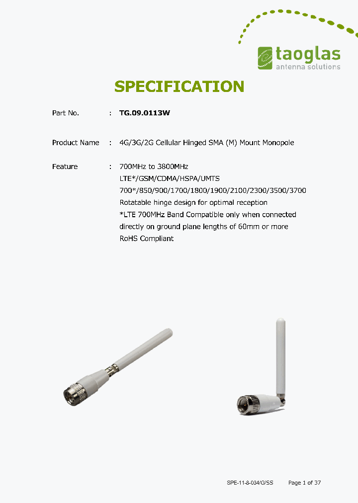 TG090113W_8862975.PDF Datasheet