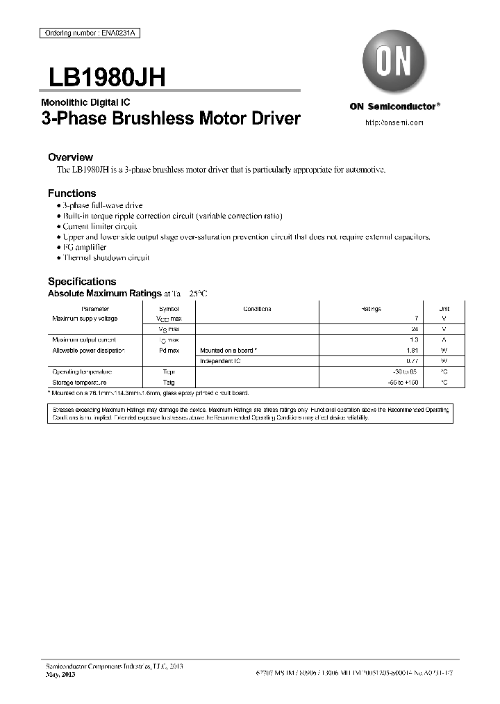 ENA0231_8863765.PDF Datasheet