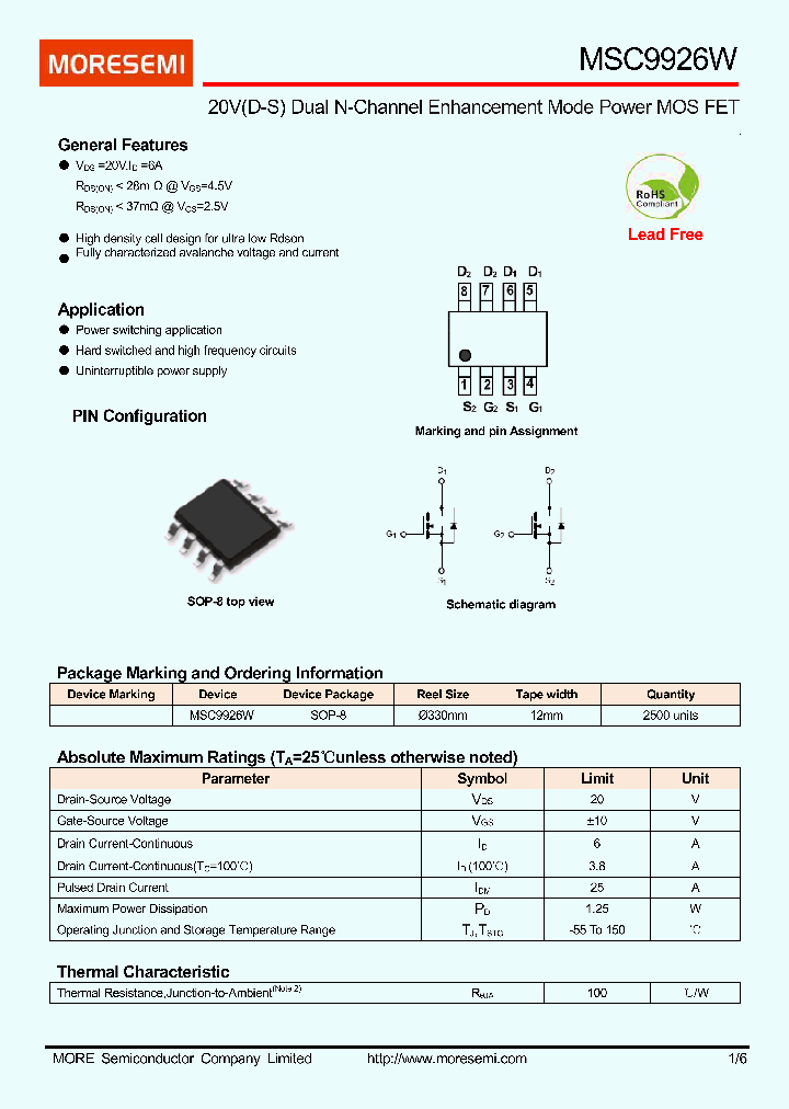 MSC9926W_8864191.PDF Datasheet