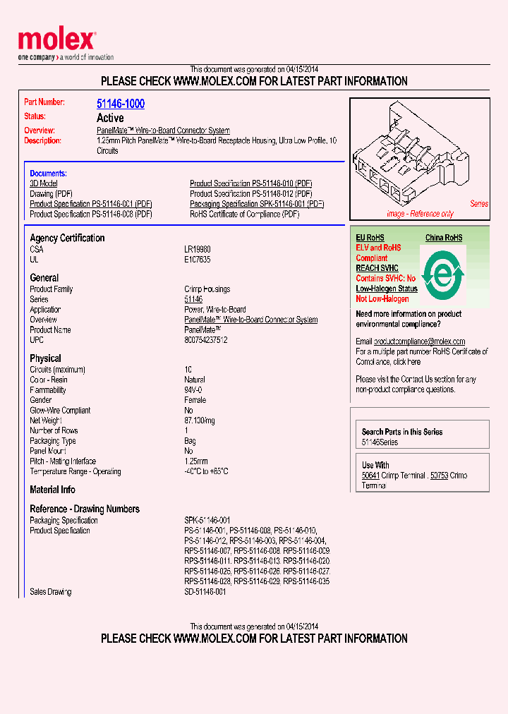 51146-1000_8864295.PDF Datasheet
