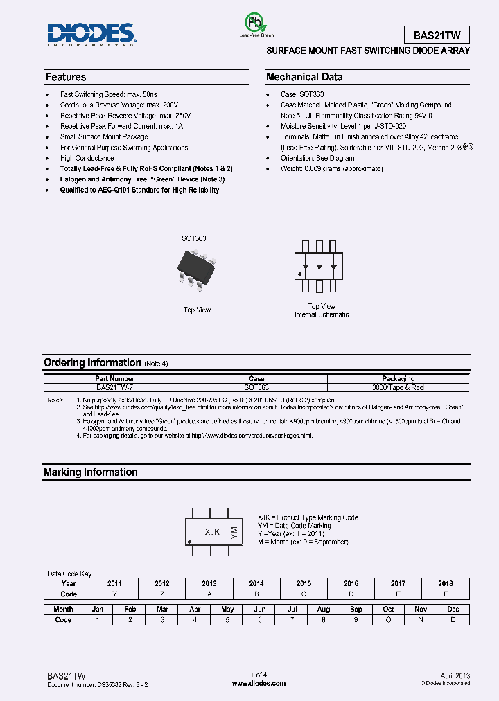 BAS21TW-7_8864532.PDF Datasheet