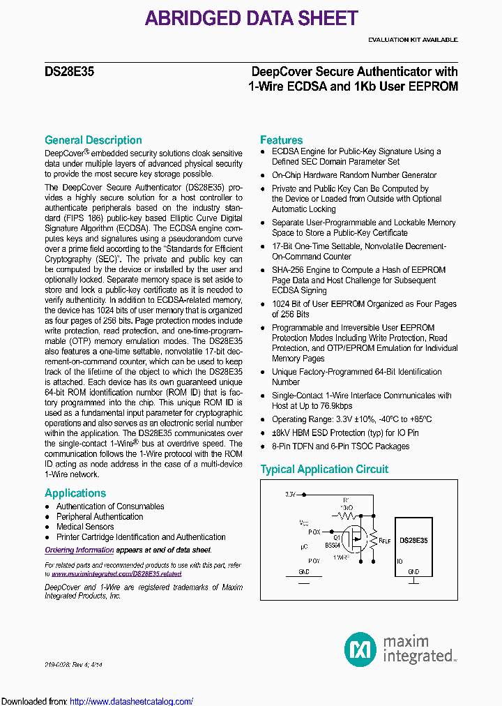 DS28E35G-W231TW_8864538.PDF Datasheet