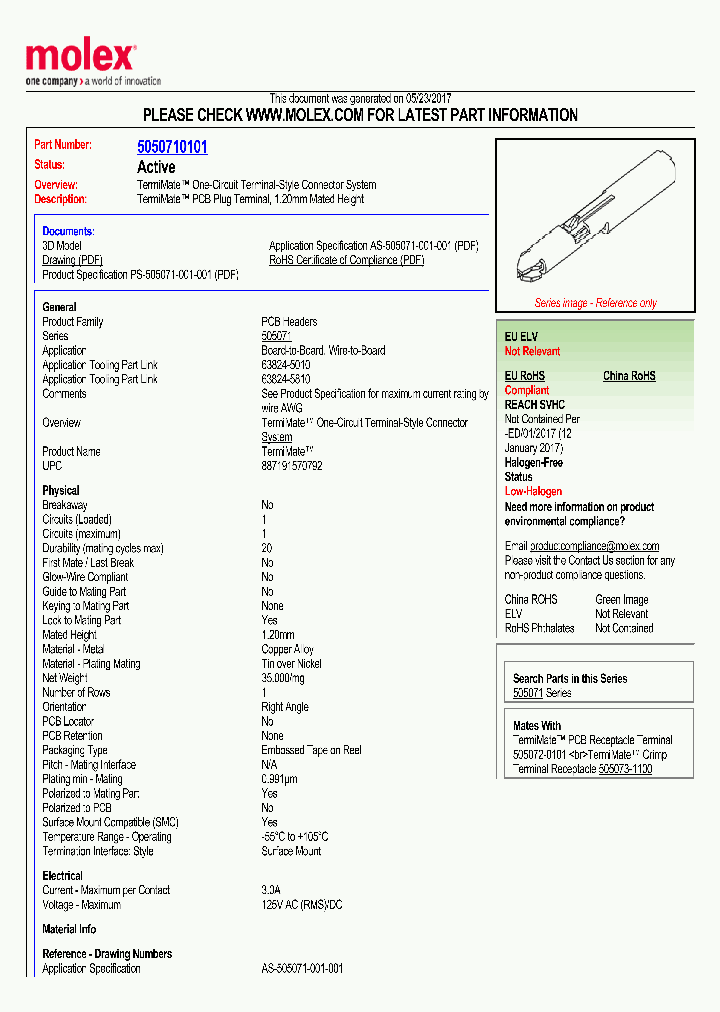 5050710101_8864810.PDF Datasheet