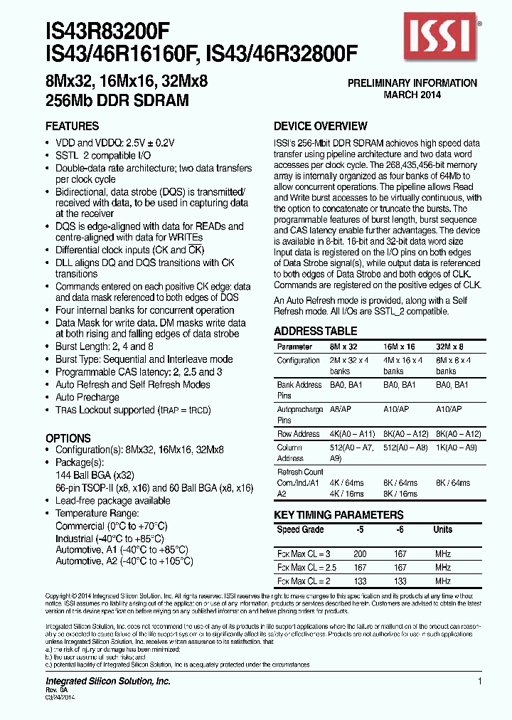 IS43R16160F_8865619.PDF Datasheet