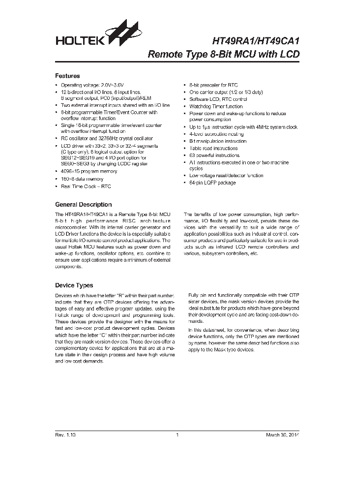 HT49CA1_8867910.PDF Datasheet