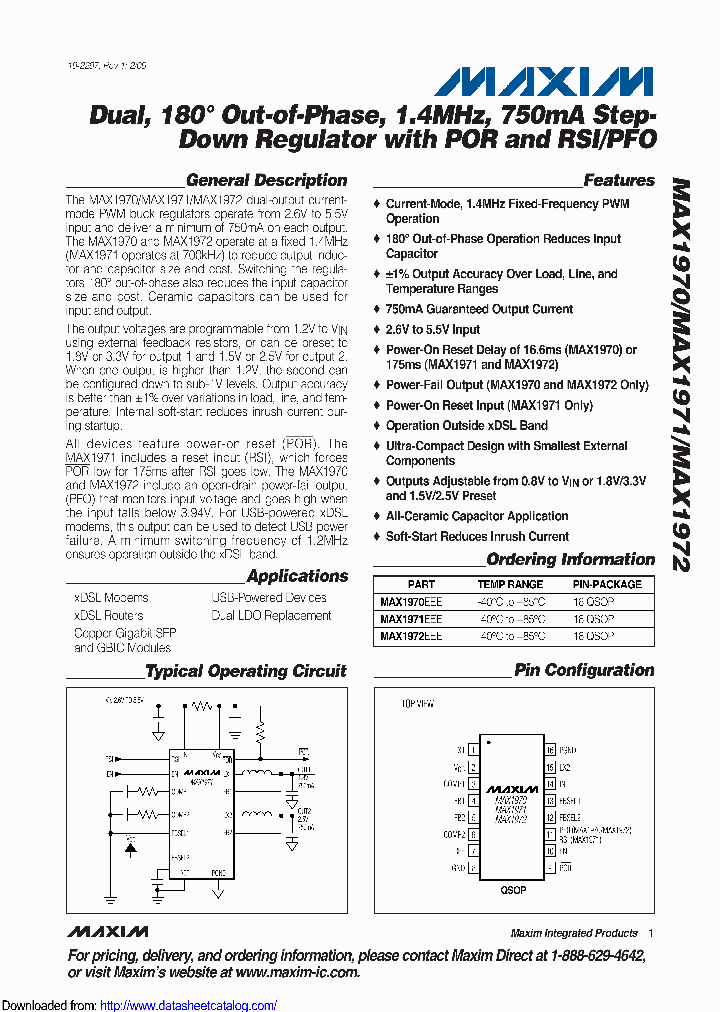 MAX1972EEE-TG05_8865734.PDF Datasheet
