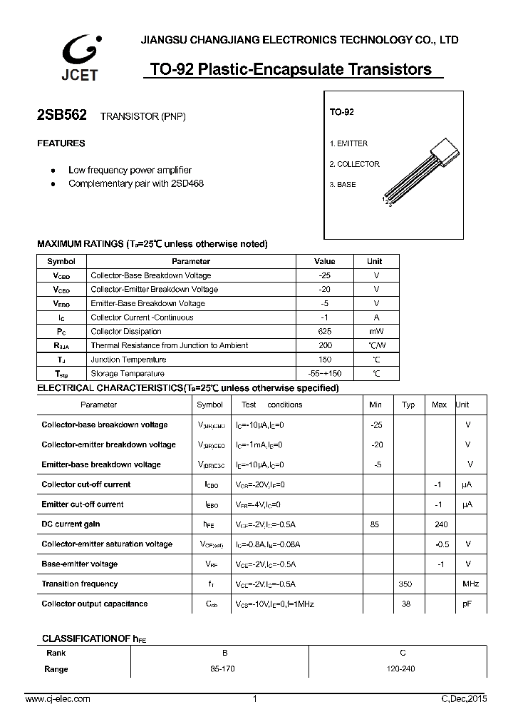 2SB562_8865898.PDF Datasheet