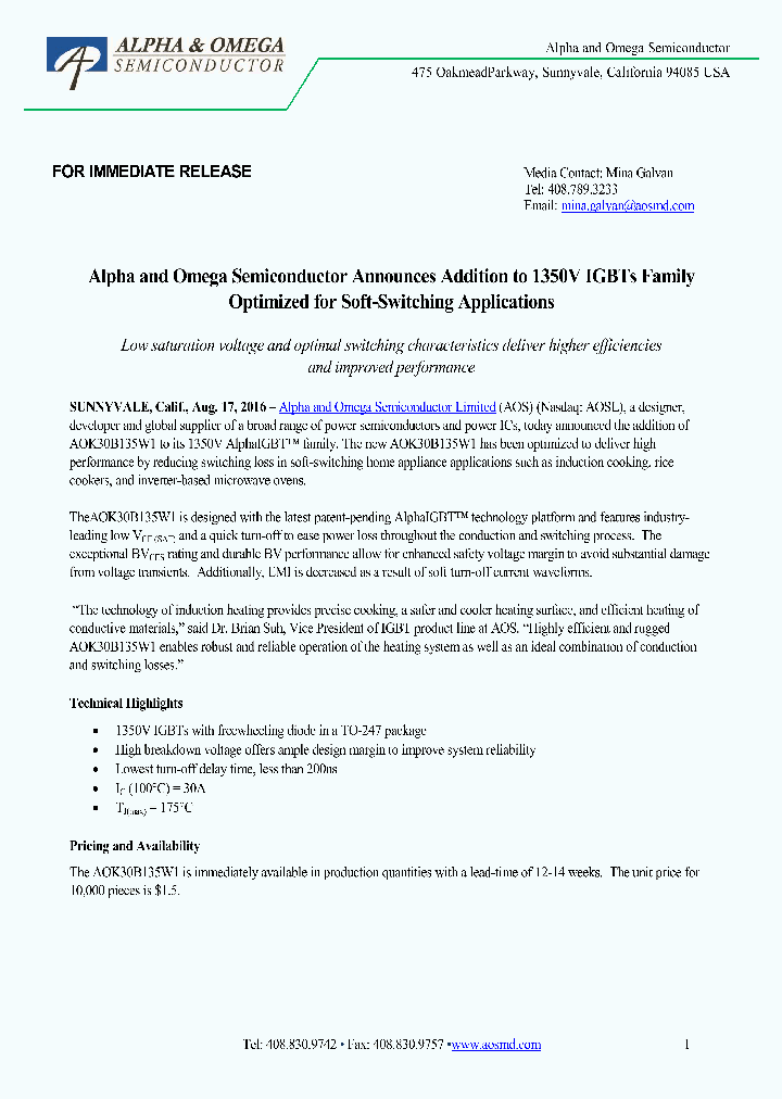AOK30B135W1-PR_8866195.PDF Datasheet