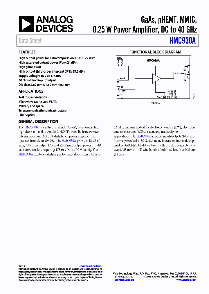 HMC930A_8866421.PDF Datasheet