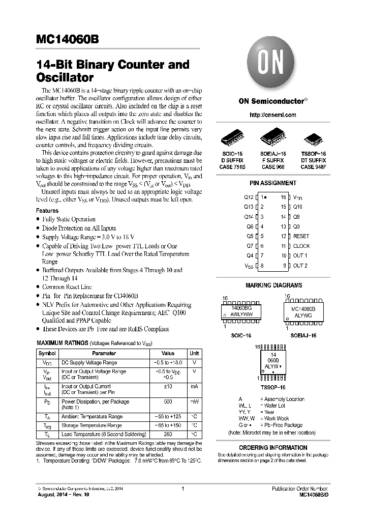MC14060BDG_8866675.PDF Datasheet