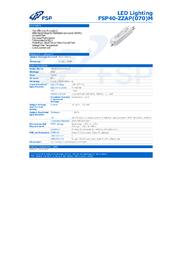 FSP40-ZZAP070M_8866688.PDF Datasheet