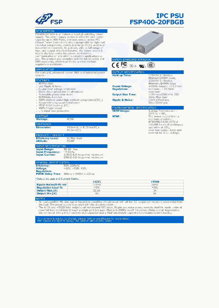 FSP400-20FBGB-15_8866705.PDF Datasheet