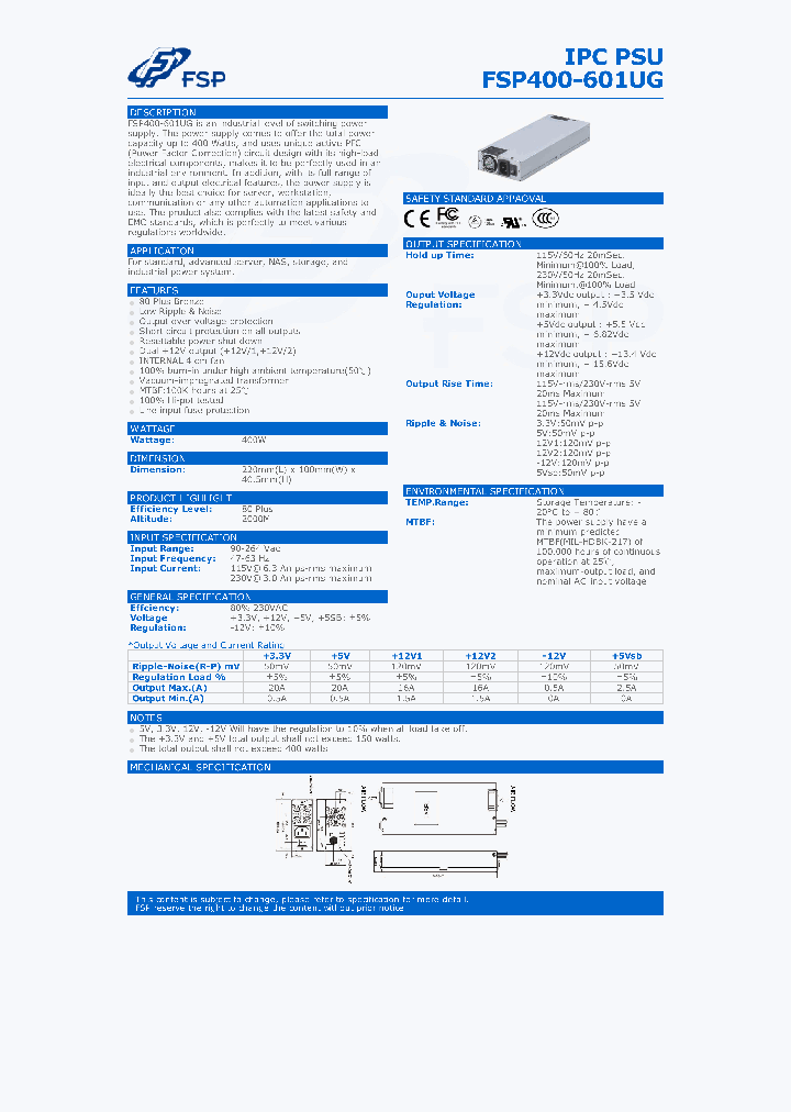 FSP400-601UG-15_8866709.PDF Datasheet