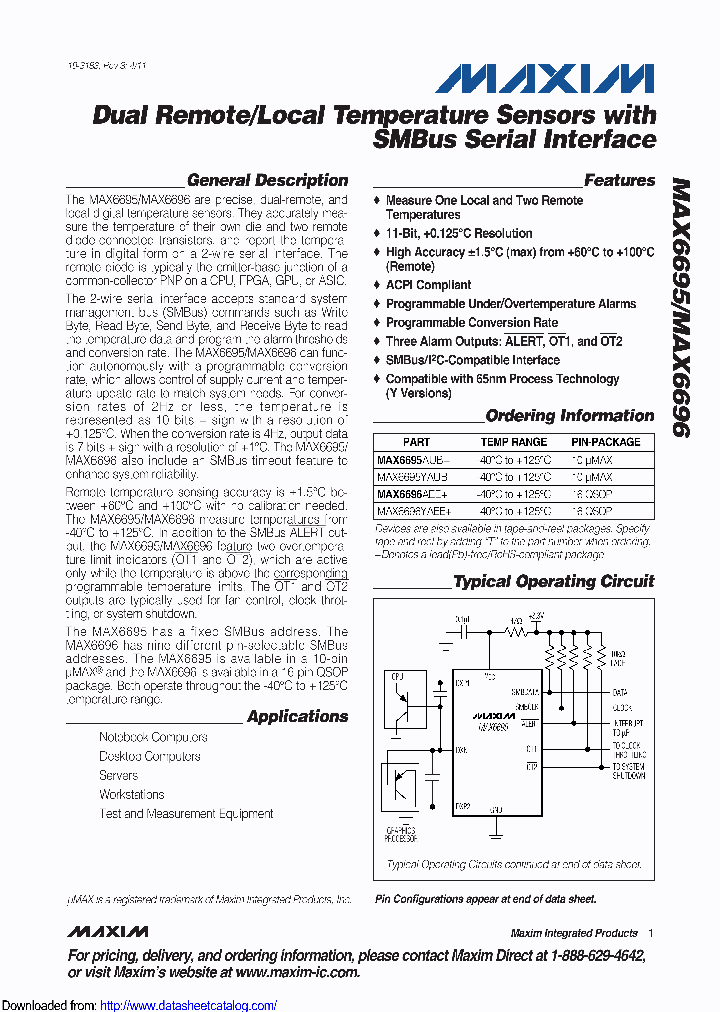 MAX6696YAEE_8866983.PDF Datasheet