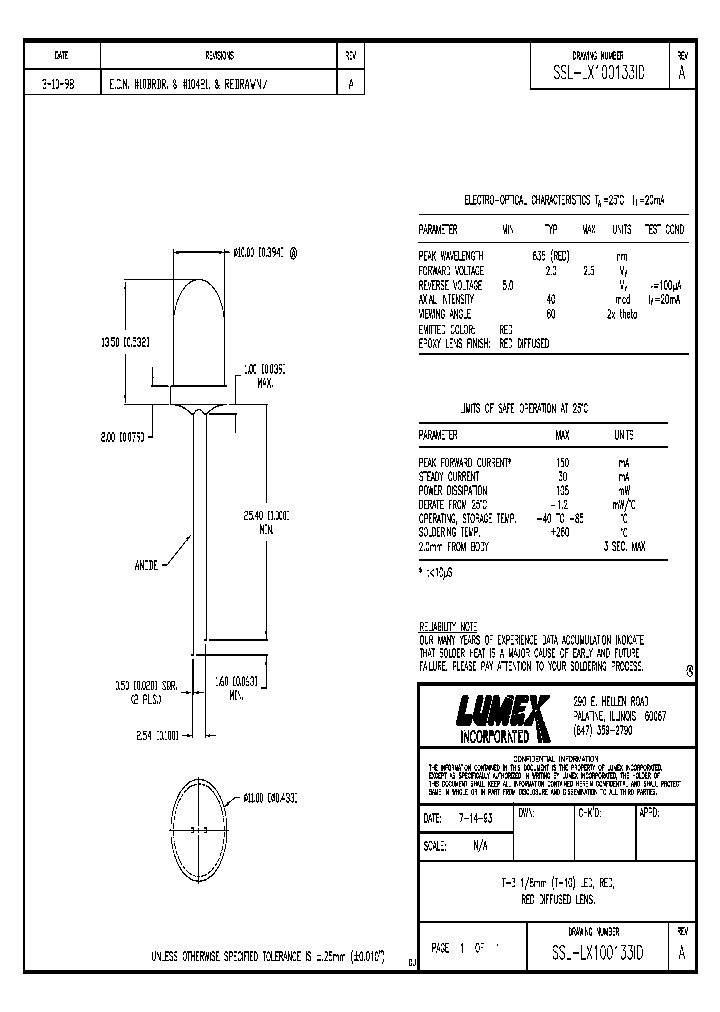 SSL-LX100133ID_8867122.PDF Datasheet