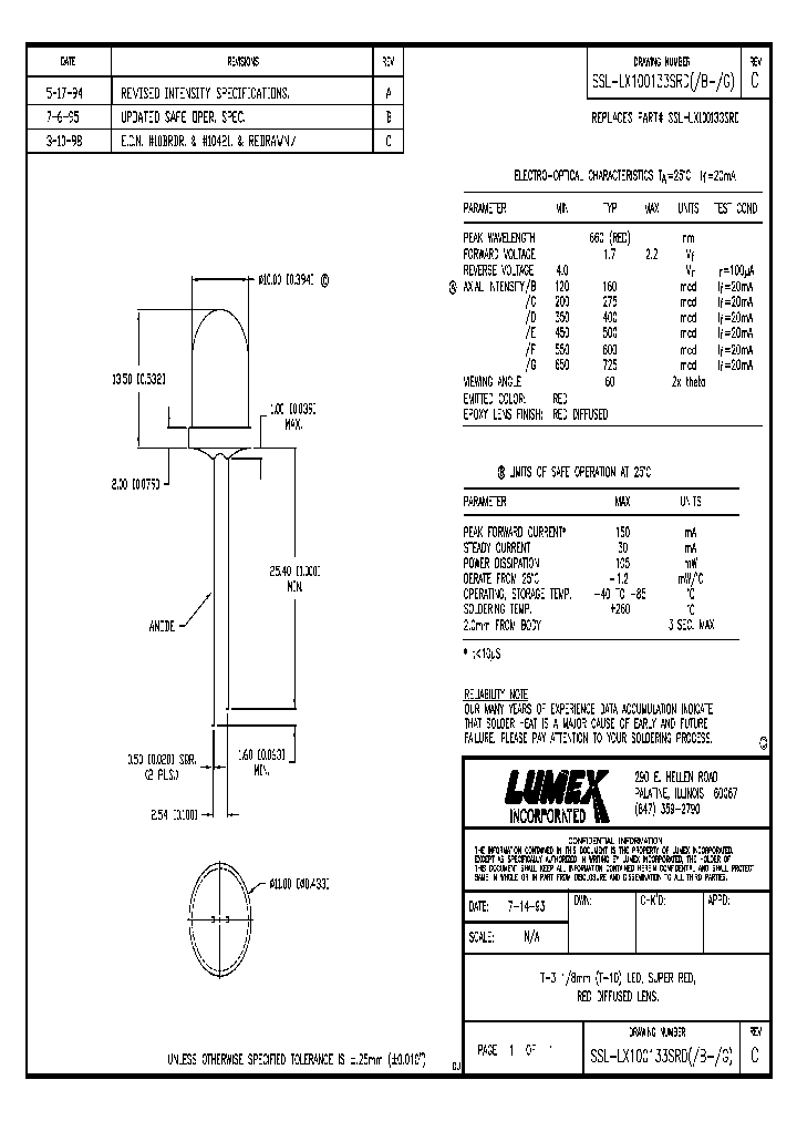 SSL-LX100133SRD-B_8867134.PDF Datasheet