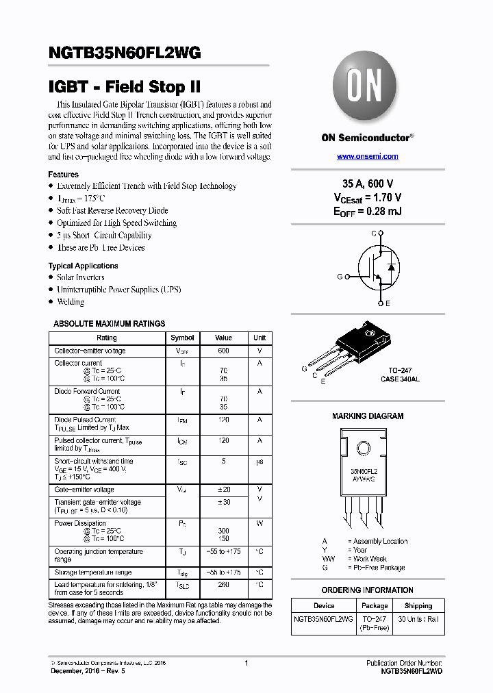 NGTB35N60FL2WG_8867493.PDF Datasheet