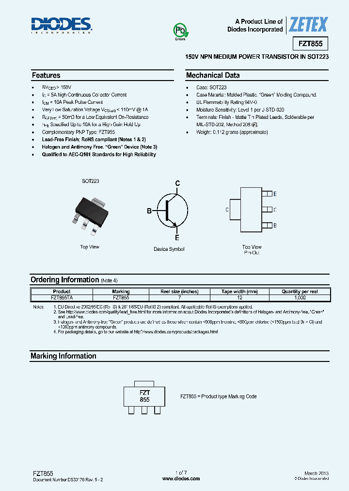 FZT855TA_8868678.PDF Datasheet