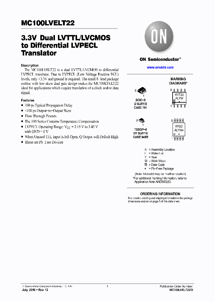 MC100LVELT22_8869168.PDF Datasheet
