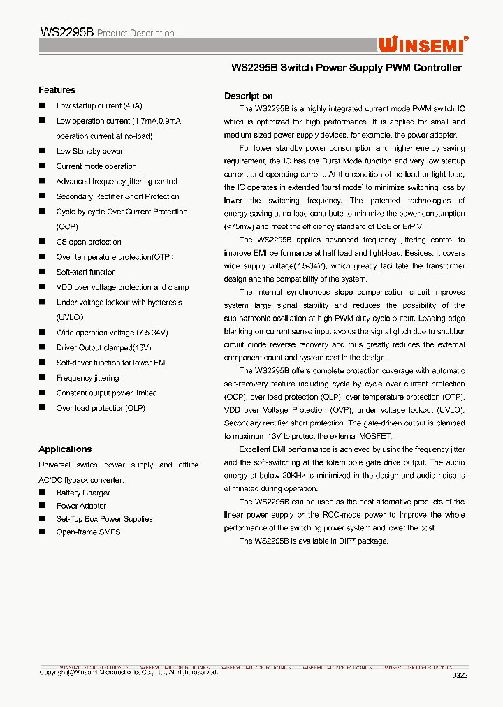 WS2295B_8869099.PDF Datasheet